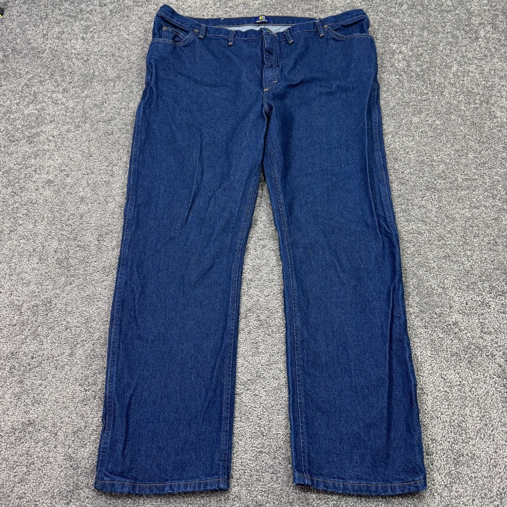 Wrangler Jeans Mens 48x32 Blue 47MWZ Regular Fit Denim Western Workwear Pockets